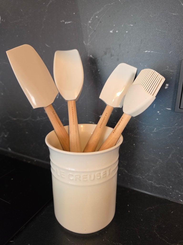 Le Creuset Premium Meringue Spatelset, Ophalen of Verzenden, Zo goed als nieuw, Le Creuset