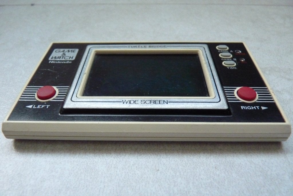 Nintendo Game & Watch Turtle Bridge TL-28 Wide Screen 1982, Gebruikt, 1 speler, Vanaf 7 jaar, Ophalen