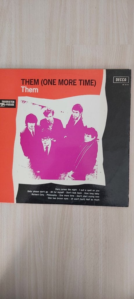 Them One more Time LP (MONO)Van Morrison, Fotohoes, Ophalen of Verzenden, Gebruikt, 12 inch