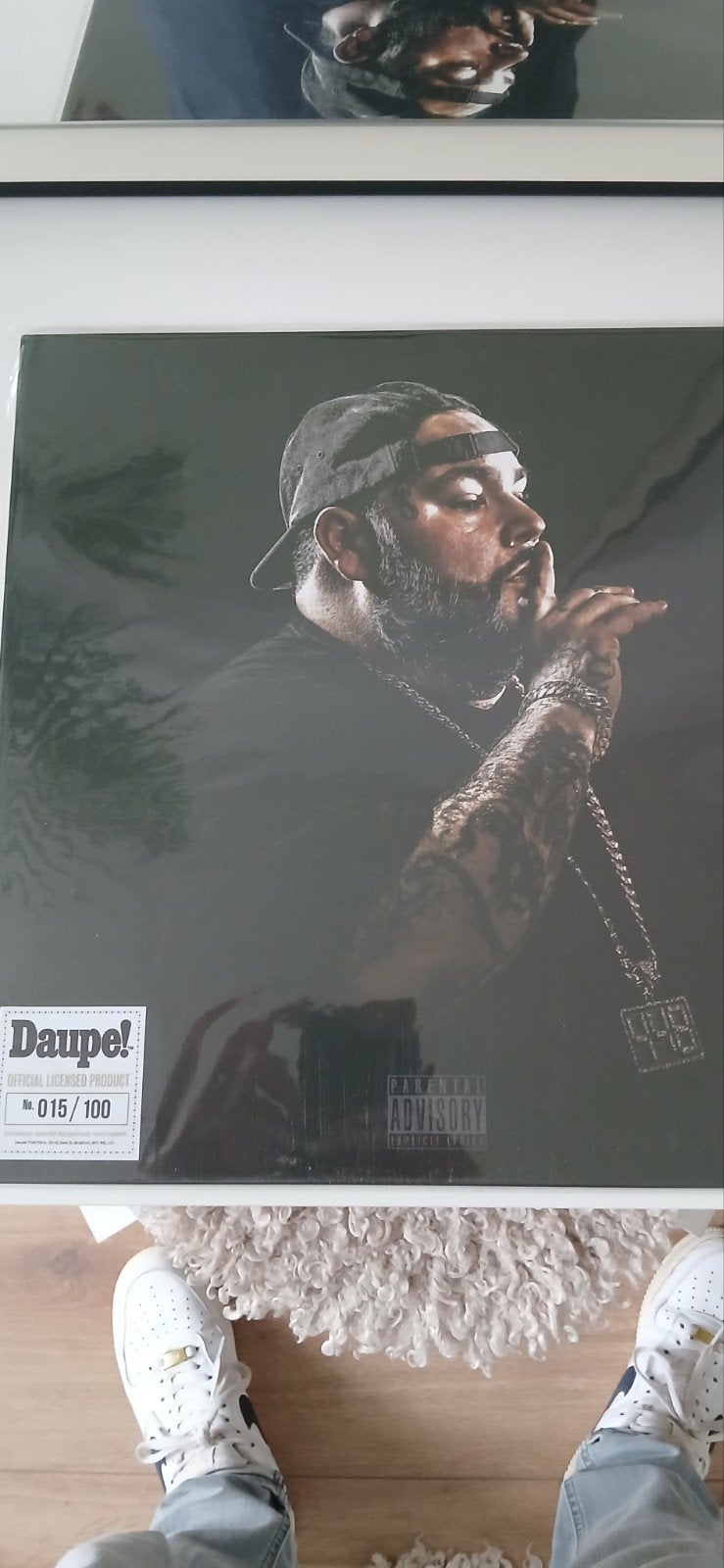 daupe records pounds vinyl LP hiphop, Ophalen of Verzenden, Deurposter of groter, Film en Tv