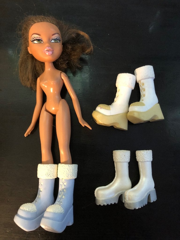 Bratz Yasmin Wintertime Wonderland 2003, Verzamelen, Poppen, Gebruikt, Fashion Doll, Ophalen of Verzenden