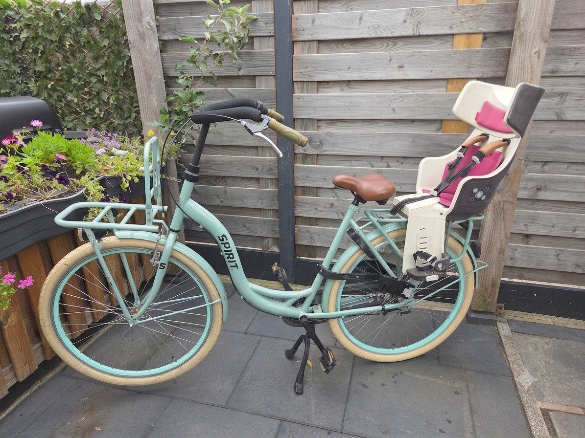 Spirit transportfiets met kinderzitje en lage instap, Ophalen of Verzenden, Gebruikt, Overige merken