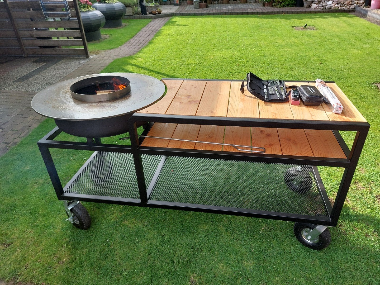 🔥Robuuste plancha bbq/buitenkeuken, Ophalen of Verzenden, Nieuw, Vrijstaand