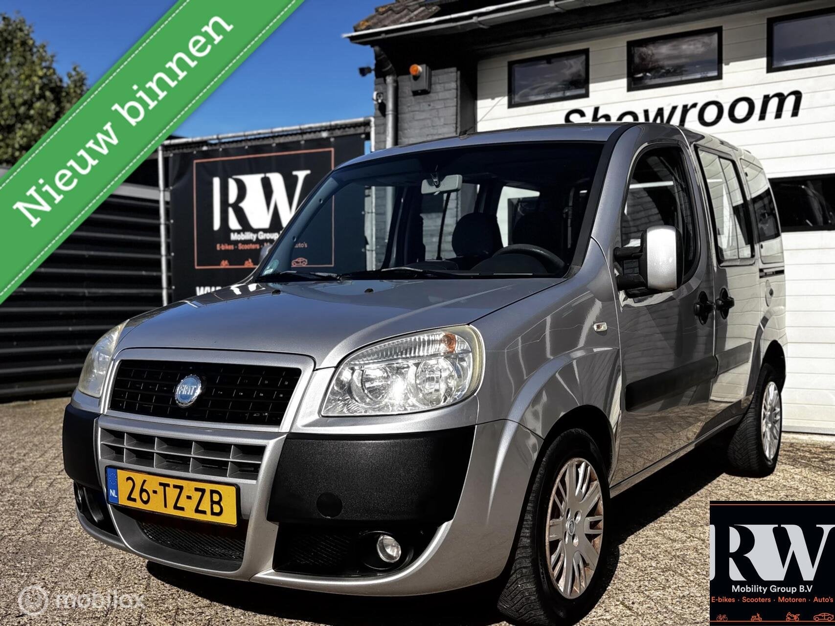 Fiat Doblo 1.4 Active *NAP*AIRCO*NIEUWE APK*, Auto's, Voorwielaandrijving, Gebruikt, Doblo, 4 cilinders