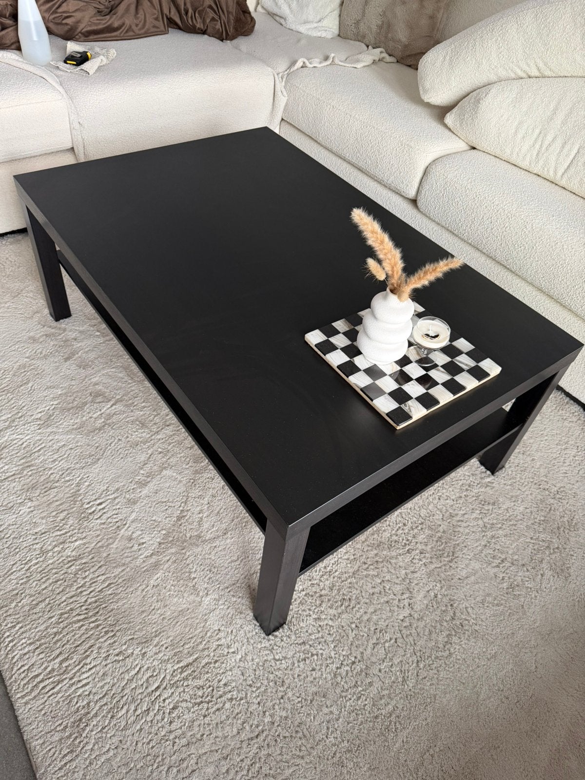 Zwart houten salontafel ophalen in oud turnhout zgan, Ophalen, 50 – 75, 100 tot 150 cm, 50 tot 100 cm