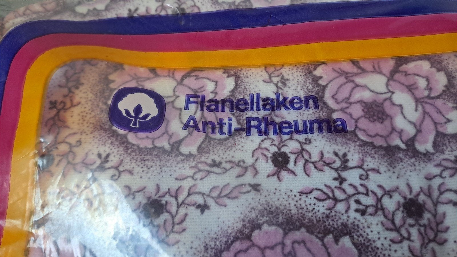 Vintage Sabina Flanellen Laken 1 Persoons - Anti-Rheuma, Paars, Overige typen, Nieuw, Ophalen of Verzenden
