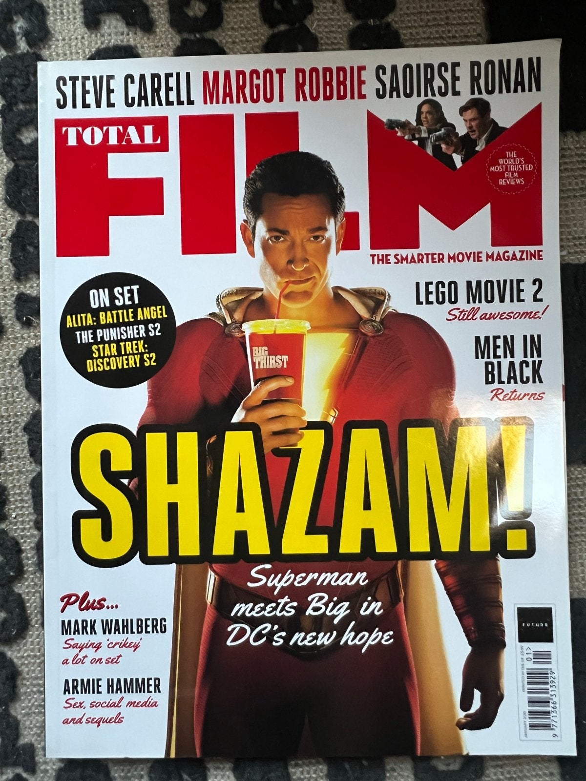Total Film Magazine - Shazam! Cover - Januari 2019, Ophalen of Verzenden, Zo goed als nieuw, Muziek, Film of Tv