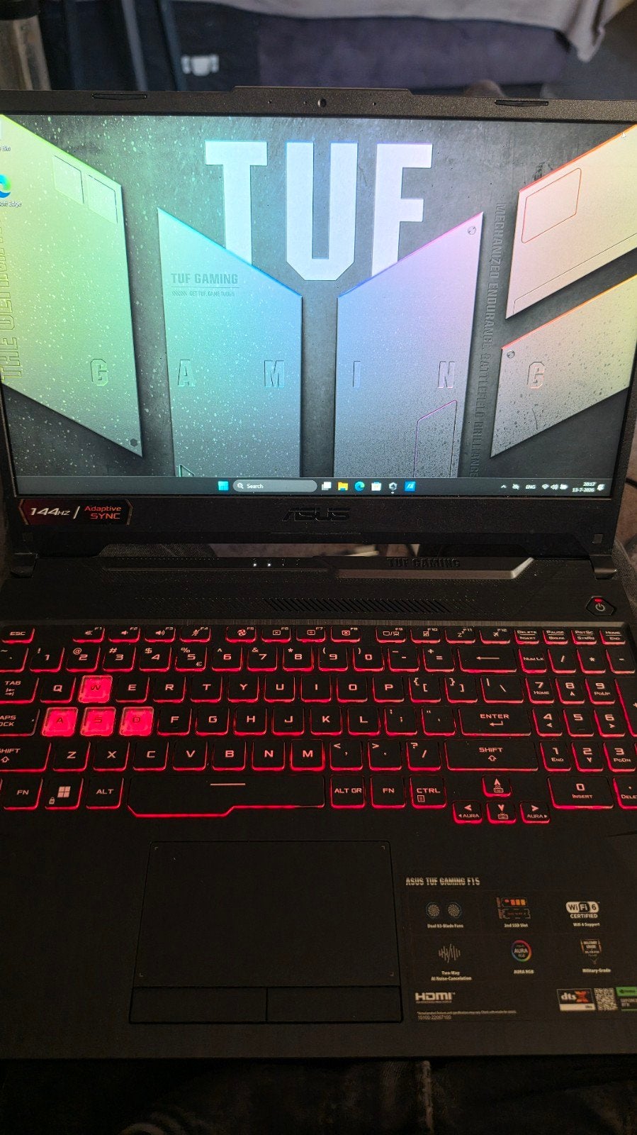ASUS TUF Gaming F15 FX506HF - Krachtige Gaming Laptop, Computers en Software, Windows Laptops, Ophalen, Met videokaart, 15 inch