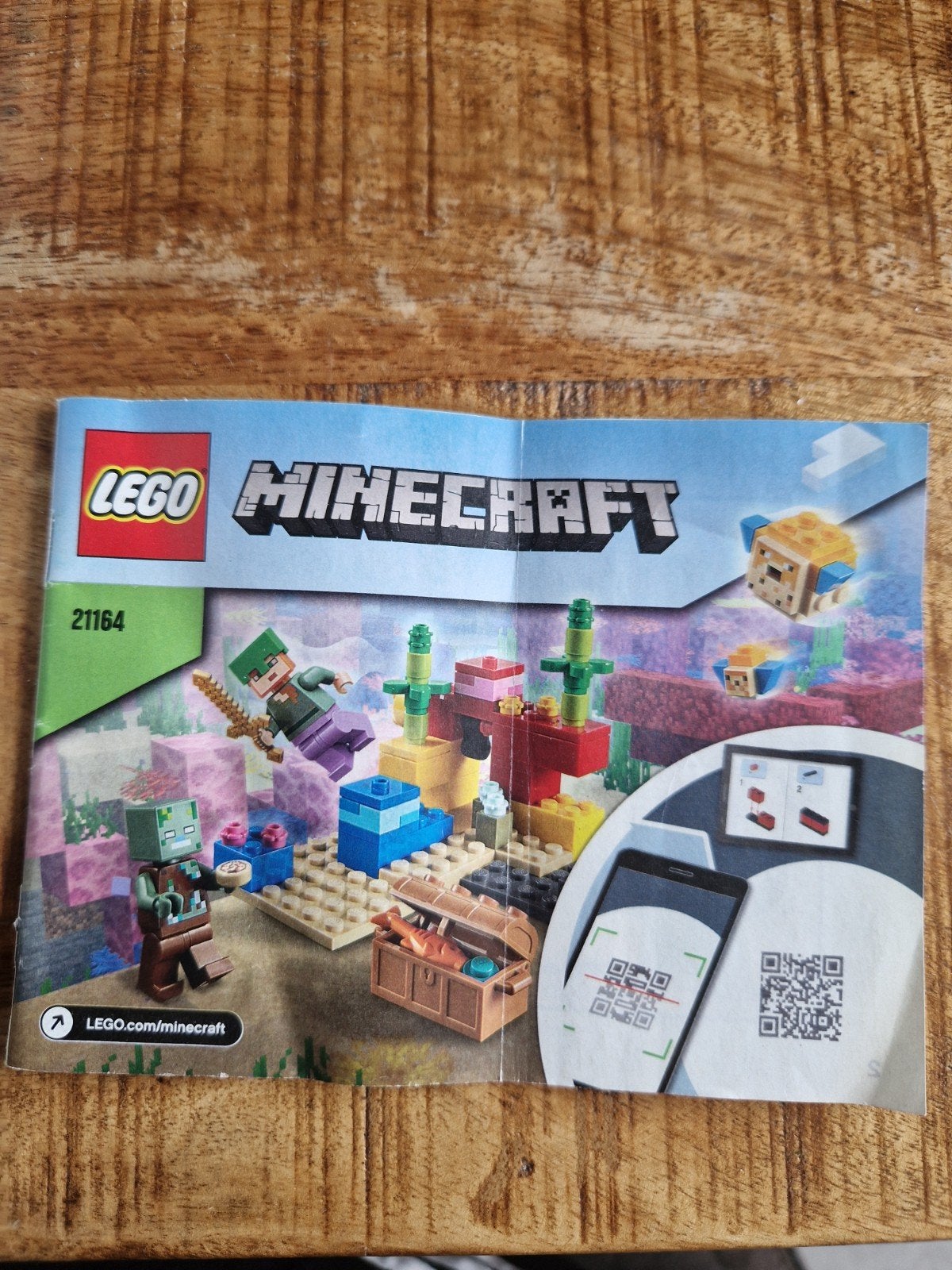 Lego Minecraft 21164 - Compleet en rookvrij, Ophalen of Verzenden
