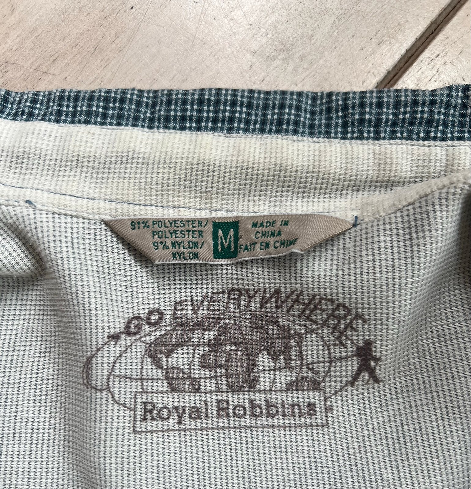 Royal Robbins Outdoor Overhemd Maat M Geruit Groen/Blauw, Ophalen of Verzenden, Gedragen, Blauw, Halswijdte 39/40 (M)