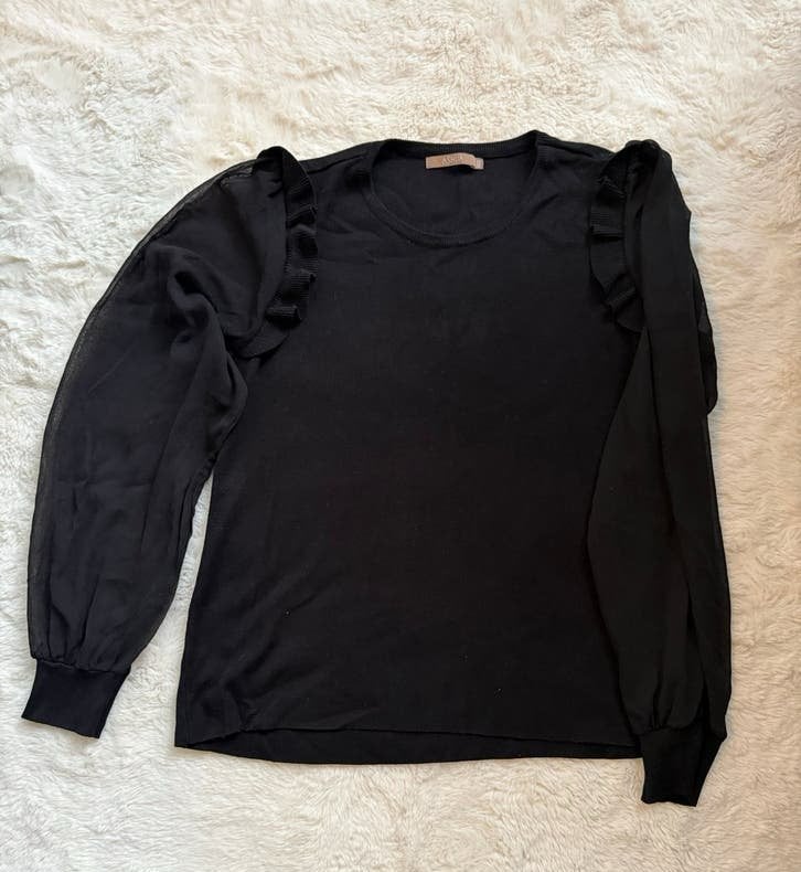 Bundle of Two Black Tops, Kleding | Dames, T-shirts, Zwart, Ophalen of Verzenden, Zo goed als nieuw, Lange mouw