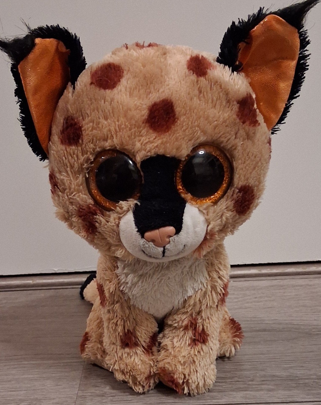 ty beanie boo lynx Buckwheat 24 cm, Overige karakters, Overige typen, Ophalen of Verzenden, Zo goed als nieuw