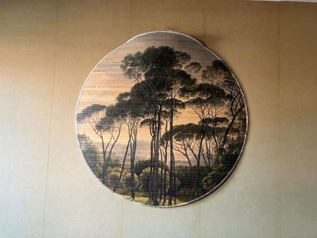 By-Boo Wall Art Jungle - Rond Schilderij met Bomen - bamboo, Ophalen, Zo goed als nieuw
