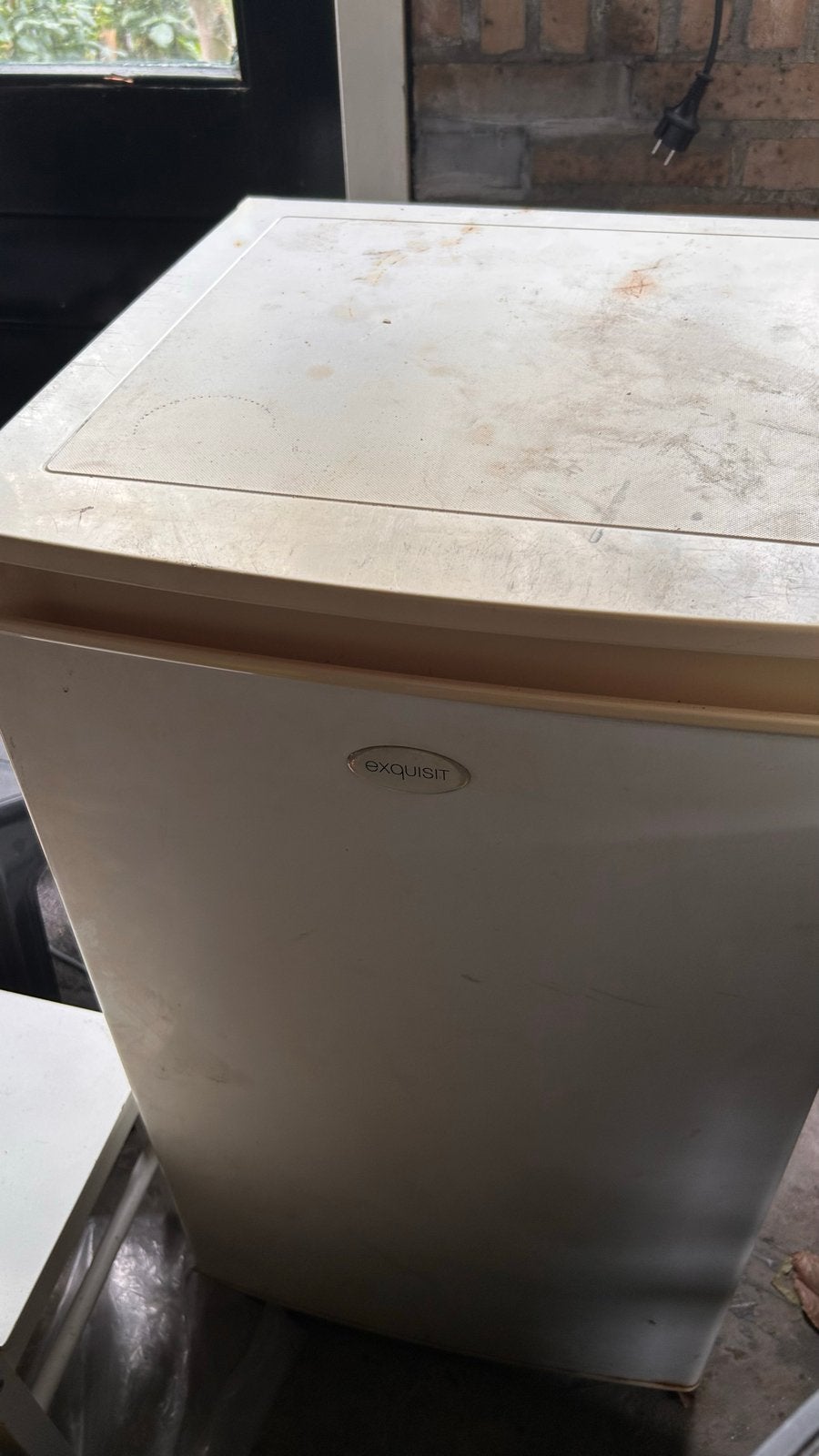 Exquisit tafelmodel koelkast met vriesvak, Witgoed en Apparatuur, Ophalen, Gebruikt, Minder dan 75 liter, Met vriesvak
