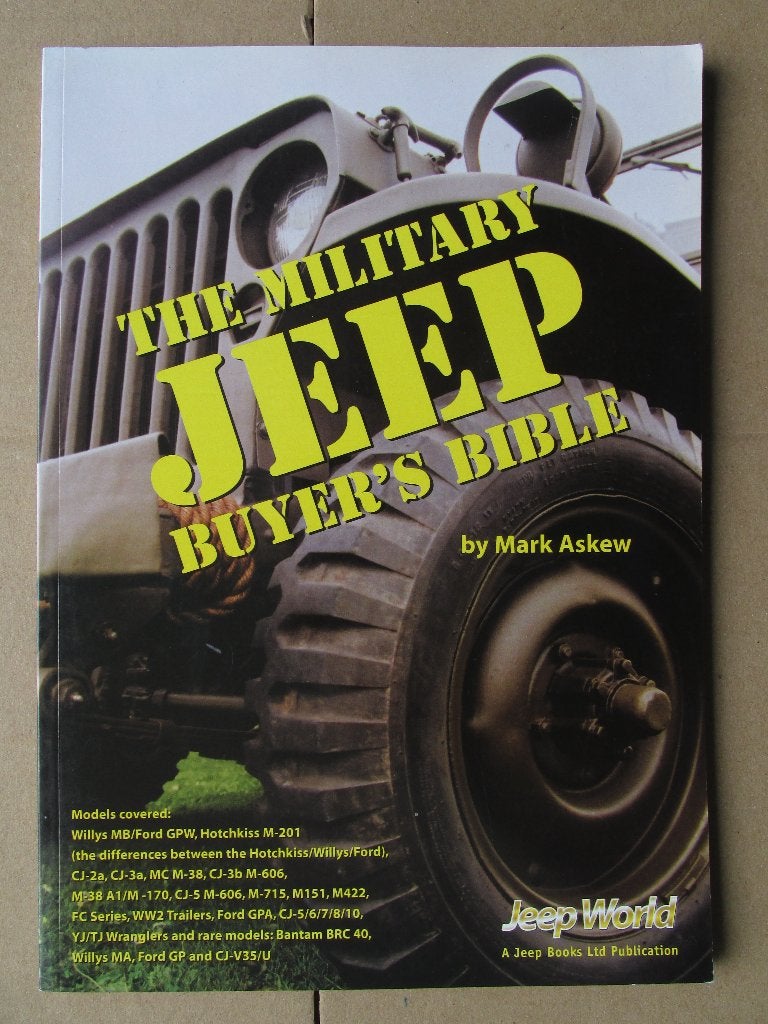 Jeep Buyer's Bible (kopers gids), incl de Franse Hotchkiss, Ophalen of Verzenden, Tweede Wereldoorlog, Overige onderwerpen, Mark Askew