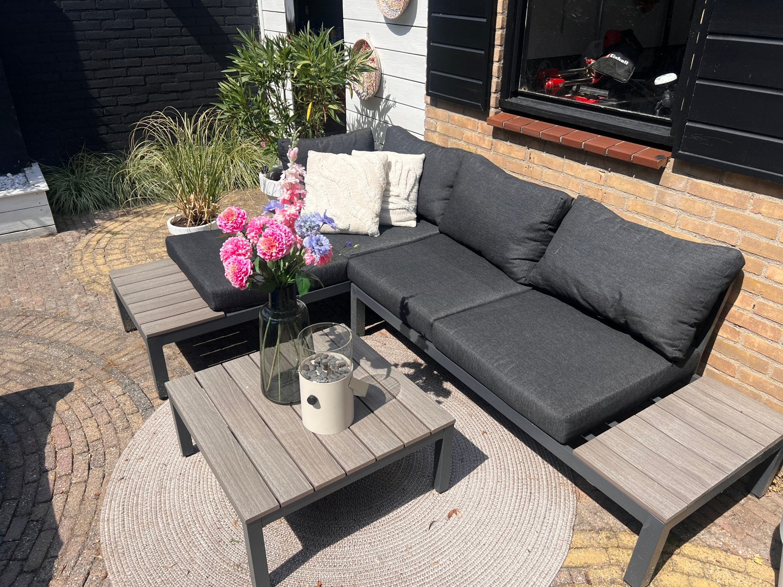Loungeset, Ophalen, Zo goed als nieuw, Bank