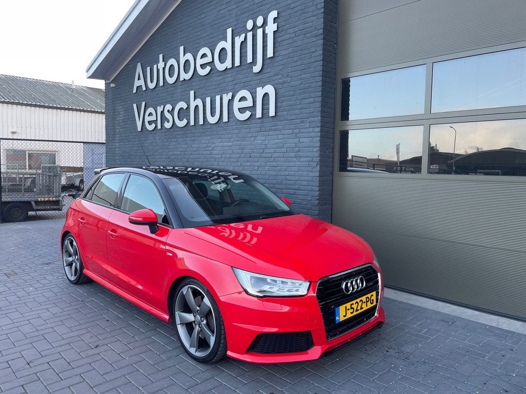 Audi A1 Sportback 1.8 TFSI Sport Pro Line S automaat stoelve, Auto's, Audi, 4 stoelen, Leder en Stof, 1180 kg, 17 km/l