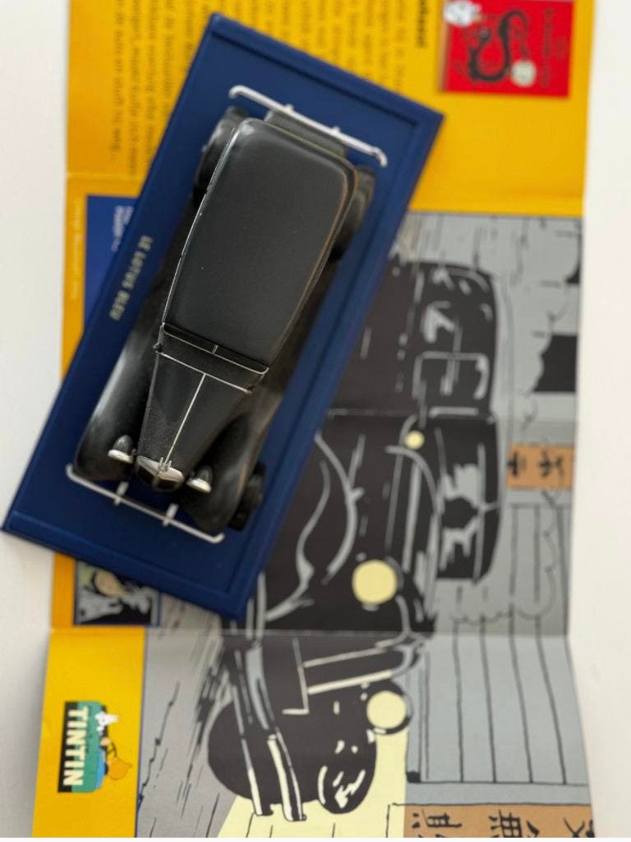 Kuifje auto 1:43 de limousine n nankin uit blauwe lotus, Ophalen of Verzenden, Kuifje, Zo goed als nieuw, Beeldje of Figuurtje