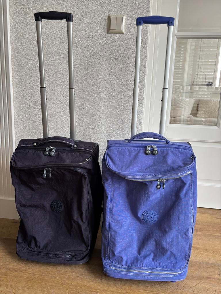2 mooie Kipling handbagage koffers zgan, Ophalen of Verzenden, Zo goed als nieuw, Overige materialen