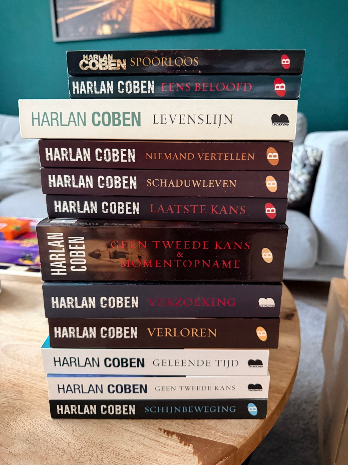 12 Harlan Coben boeken - Zo goed als nieuw, Ophalen, Zo goed als nieuw, Nederland