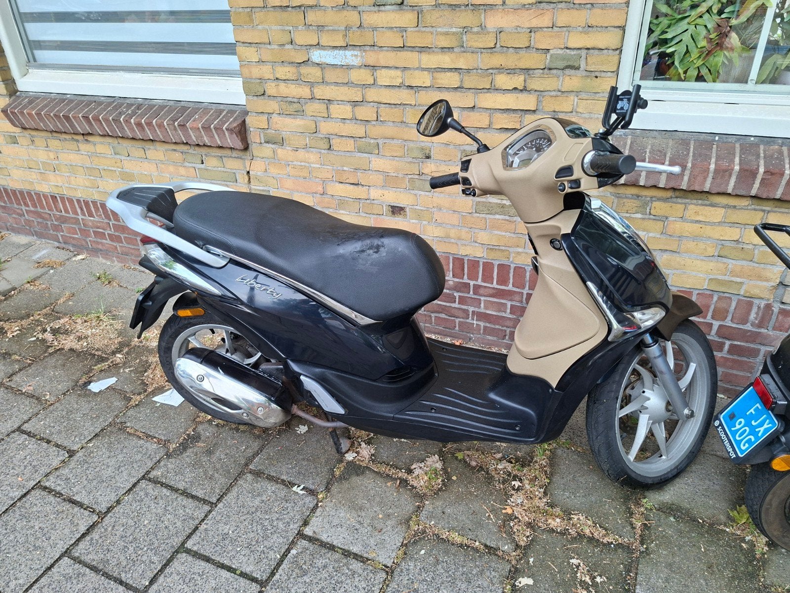 Piaggio Liberty ii-get 50cc 45Km Zwartn, Ophalen of Verzenden, Gebruikt, Benzine, Overige modellen
