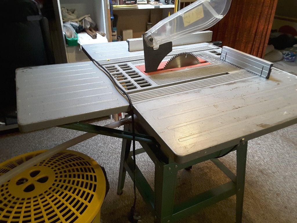 Zaagtafel, Doe-het-zelf en Verbouw, Gereedschap | Zaagmachines, Ophalen, Gebruikt, Overige typen, 30 tot 70 mm