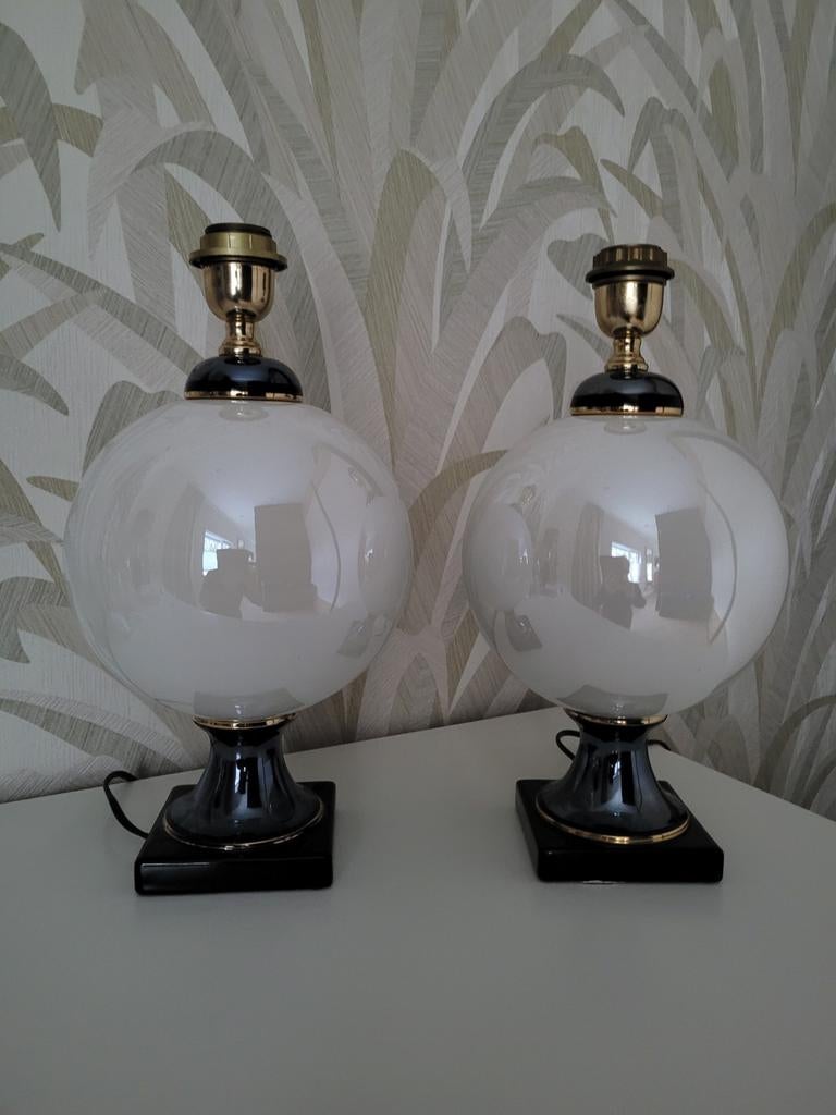 Vintage lampenvoeten Bosa Ceramiche, Huis en Inrichting, Lampen | Tafellampen, Minder dan 50 cm, Ophalen of Verzenden