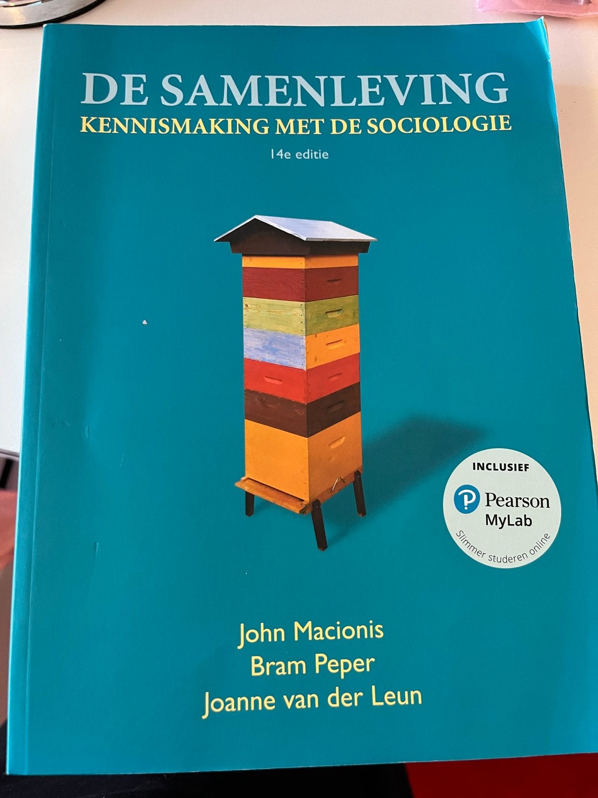 De Samenleving: Kennismaking met de Sociologie (14e editie), Ophalen, Gamma, Zo goed als nieuw, HBO