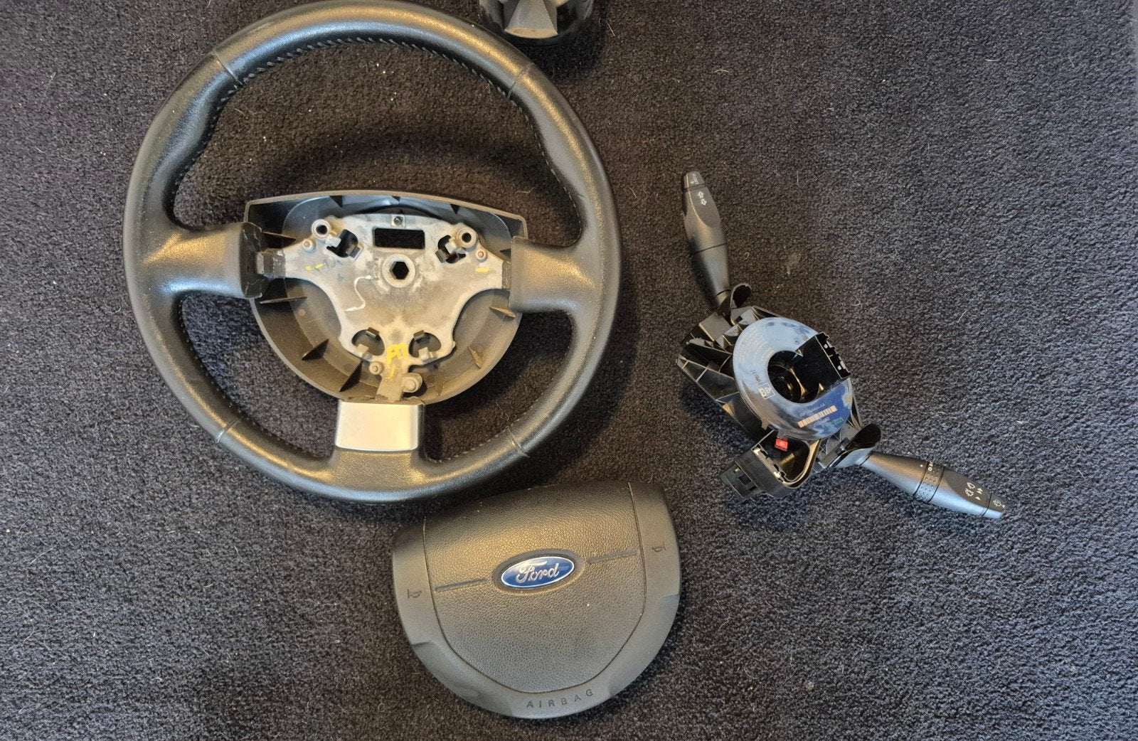 Ford stuurwiel met airbag en stuurkolomschakelaars, Auto-onderdelen, Ophalen, Gebruikt, Ford
