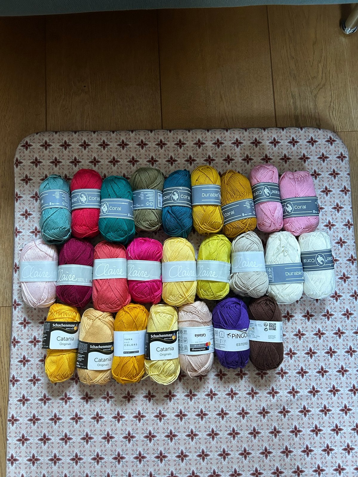 25 bollen garen/wol - diverse kleuren en merken, Ophalen of Verzenden, Zo goed als nieuw, Breien of Haken, Wol of Garen