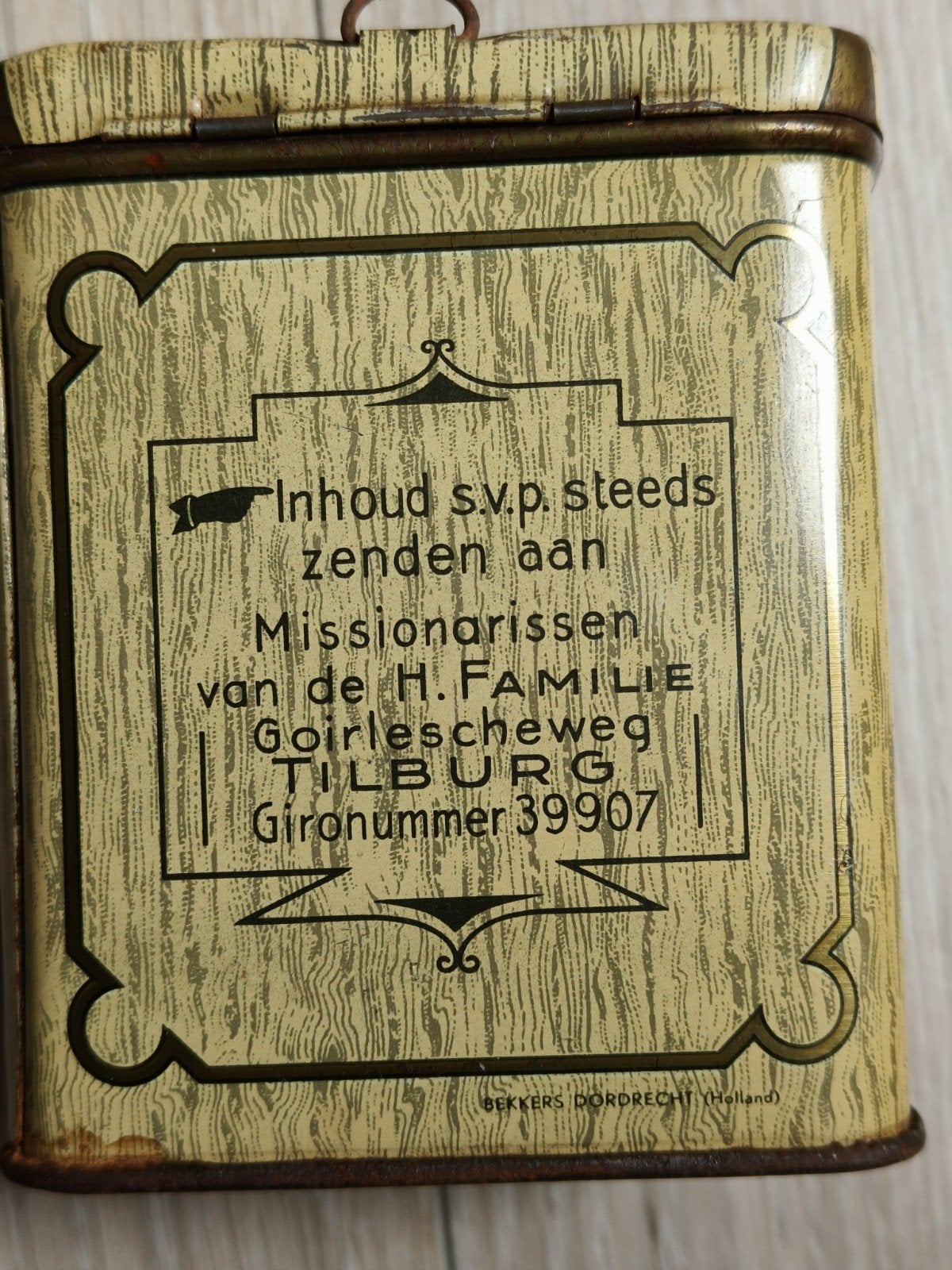 Foto 5 van BLIKJE, TILBURG, MISSIE NEDERL. OOST-INDIË, SPAARPOTJE