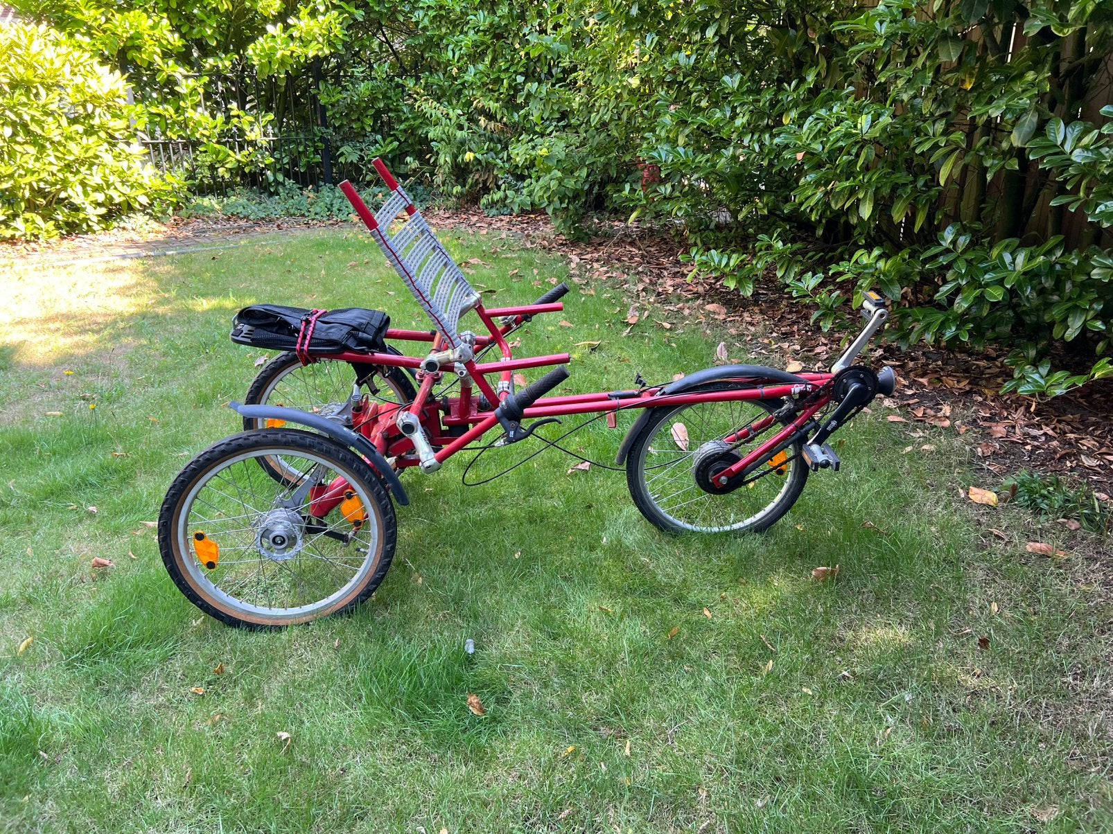 Ligfiets Culty , de overtreffende trap van de Flevobike., Fietsen en Brommers, Ophalen, Gebruikt, Schijfrem