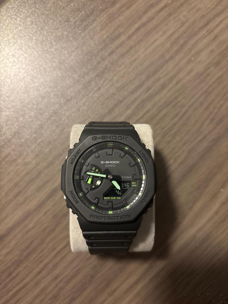 Casio G-Shock GA-2100 - Mintgroen, Sieraden, Tassen en Uiterlijk, Horloges | Heren, Casio, Kunststof, Polshorloge, Ophalen of Verzenden