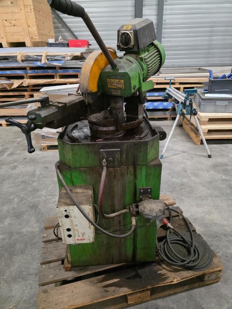 Afkortzaag - staal, Doe-het-zelf en Verbouw, Gereedschap | Zaagmachines, Ophalen, Gebruikt, Afkortzaag, 30 tot 70 mm