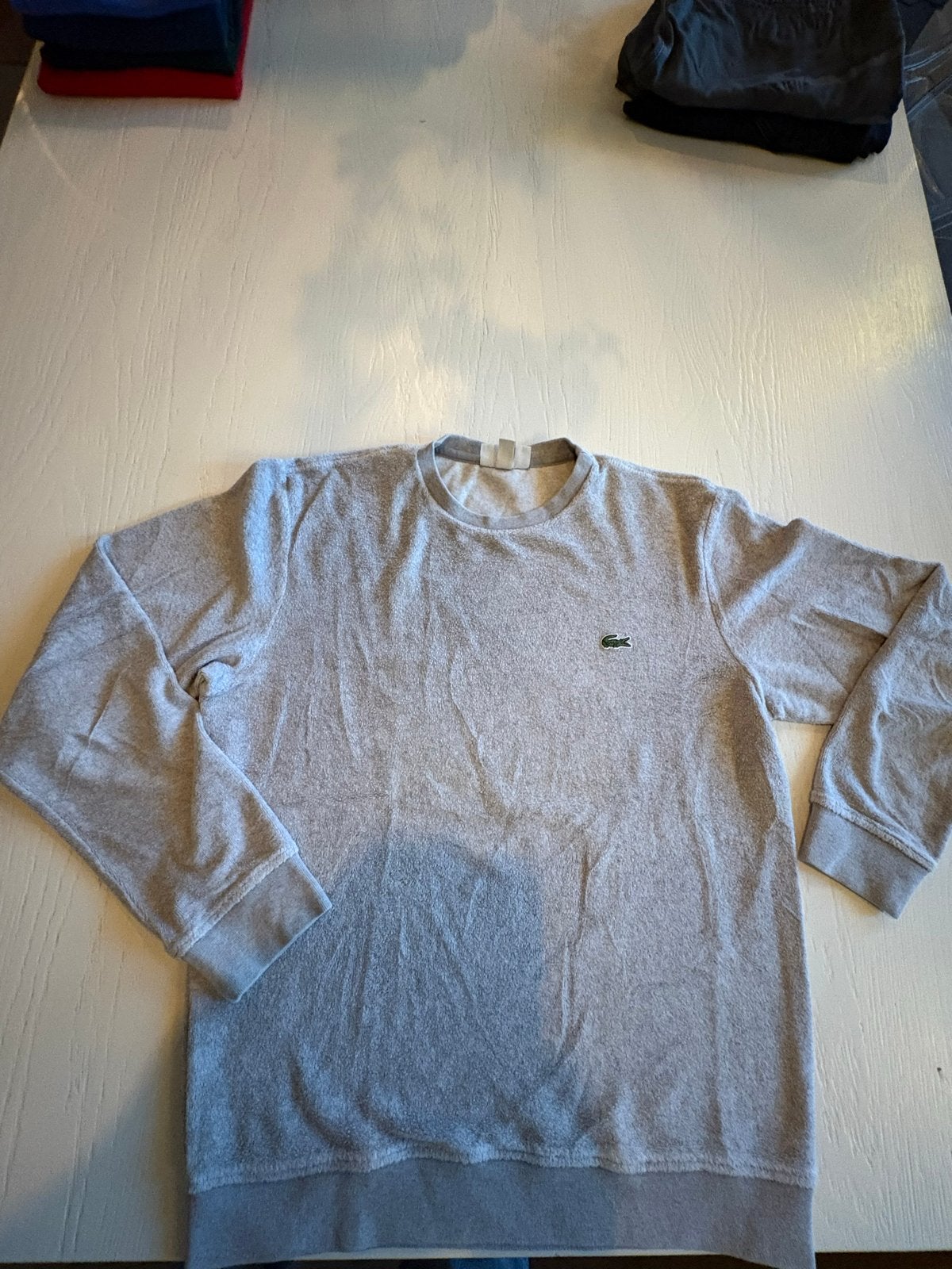 Lacoste sweater maat S, Ophalen of Verzenden, Gedragen, Maat 46 (S) of kleiner, Grijs