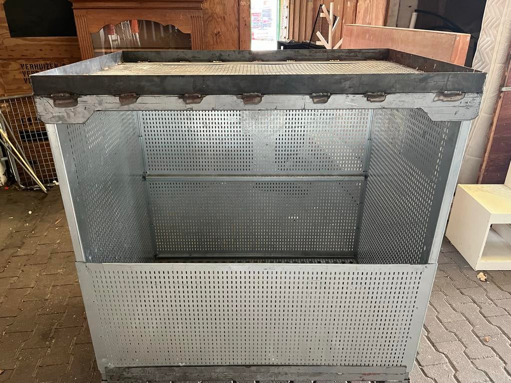 Sterke verrijdbare kooi met afneembare bovenkant, Doe-het-zelf en Verbouw, Transportwagens, 100 liter of meer, Ophalen of Verzenden