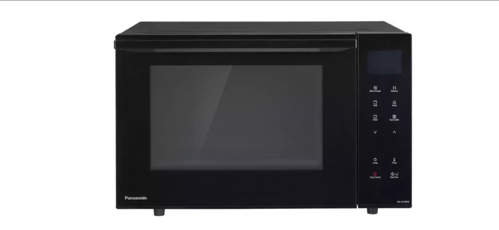 Panasonic Combimagnetron NN-DF383B - Zwart, Ophalen, Combimagnetron, Gebruikt, Grill