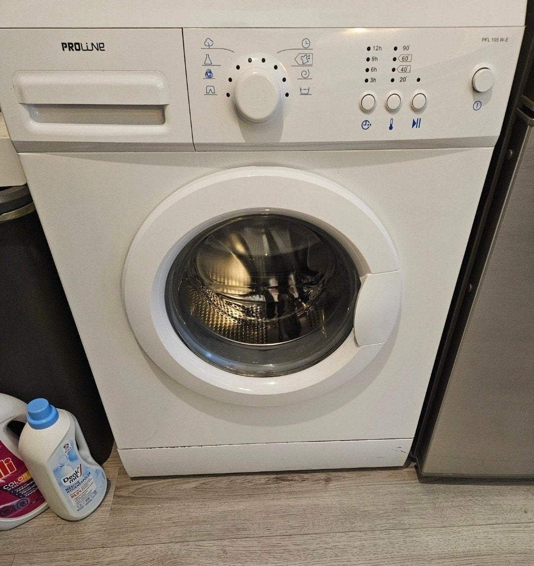 Proline Washing Machine Wasmachine 5kg - Works good, Witgoed en Apparatuur, Ophalen, 4 tot 6 kg, Voorlader, 85 tot 90 cm