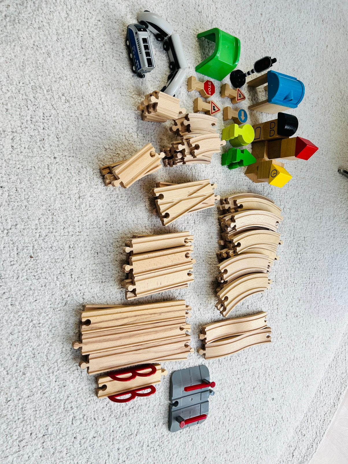 Treinbaan Ikea Lillabo incl Brio trein, Kinderen en Baby's, Ophalen, Zo goed als nieuw