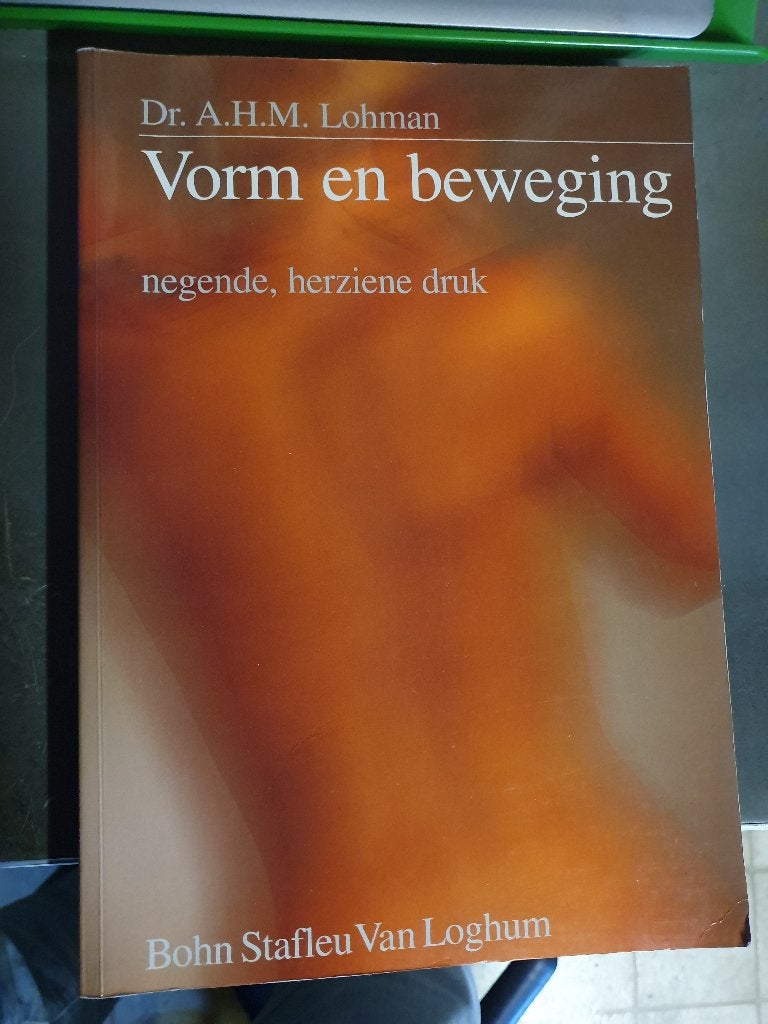 Studieboek vorm en beweging van Dr. A.H.M. Lohman., Ophalen of Verzenden, Beta, Zo goed als nieuw, HBO