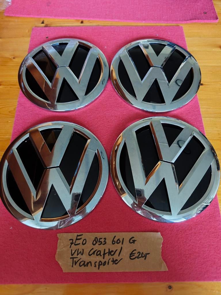 VW Crafter/Transporter 4x origineel embleem 7 EO 853 601 G, Ophalen of Verzenden, Nieuw, Volkswagen