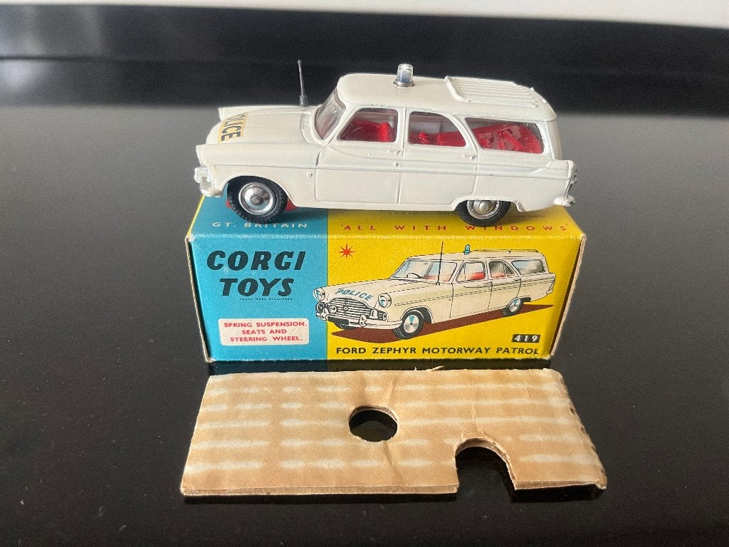 Corgi Toys #419 Ford Zephyr Motorway Patrol, Ophalen of Verzenden, Nieuw, Auto, Corgi