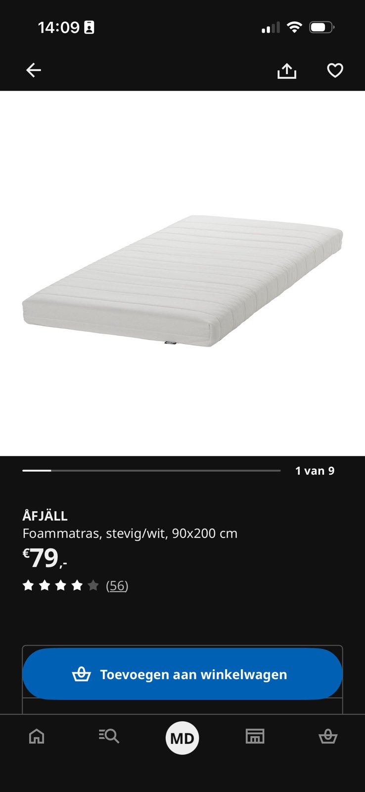 Gratis af te halen Ikea matras 90 bij 200, Huis en Inrichting, Slaapkamer | Matrassen en Bedbodems, Ophalen, 90 cm, Eenpersoons