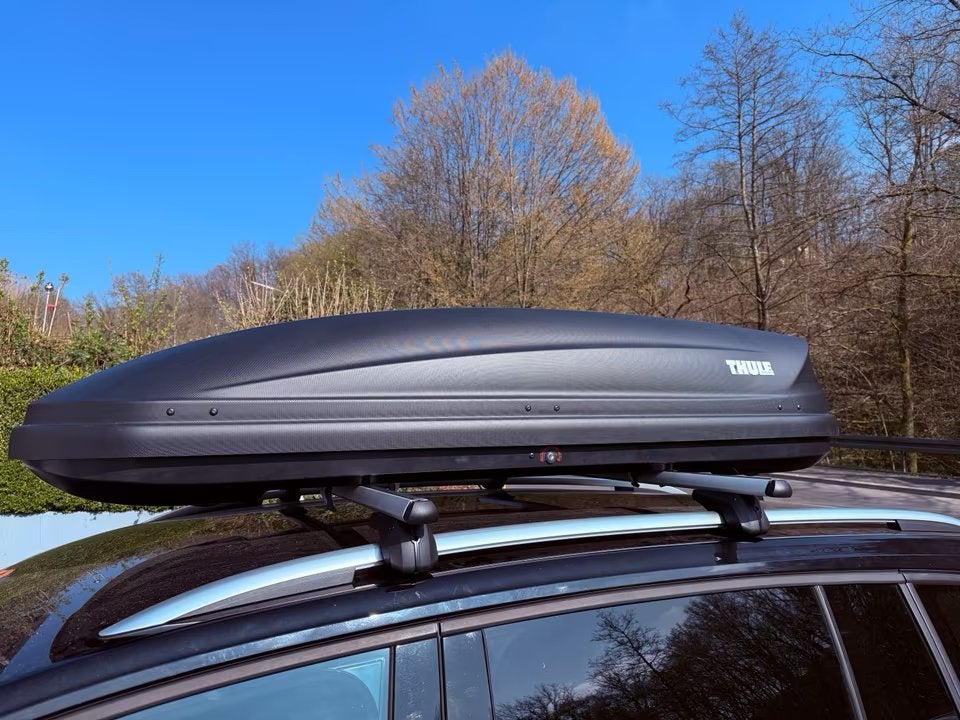 TE HUUR Thule Pacific L DS 420 Liter Aero Black Dakkoffer, Ophalen, Zo goed als nieuw