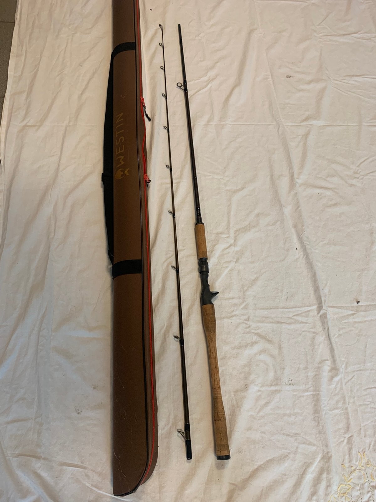 Westin W4 Powershad-T 2,40 mtr 30-90 gram, Ophalen of Verzenden, Zo goed als nieuw, Werphengel
