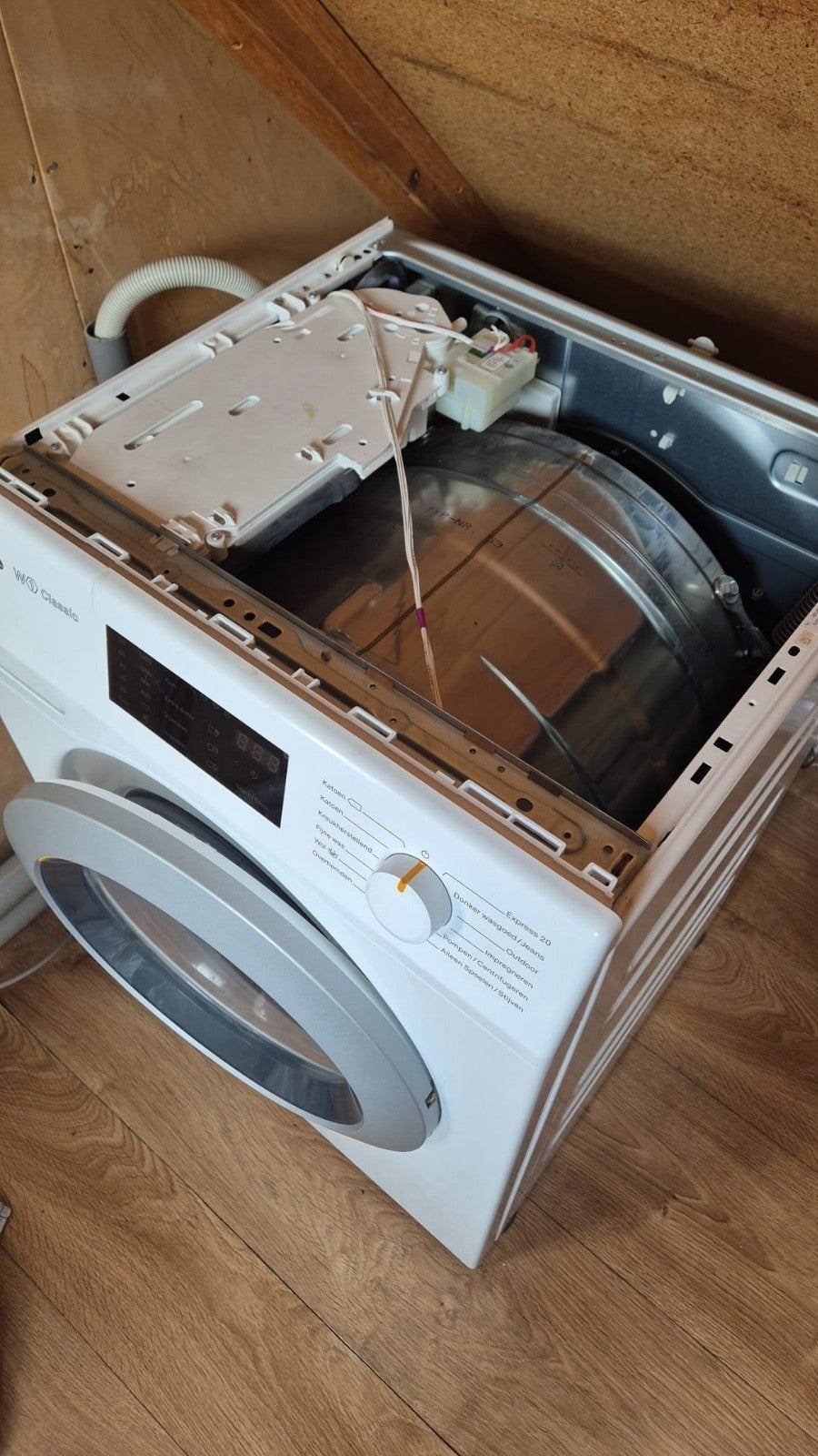 Gezocht: Bovenblad voor Miele W1 Classic Wasmachine, Ophalen of Verzenden, Gebruikt, 1200 tot 1600 toeren, Voorlader
