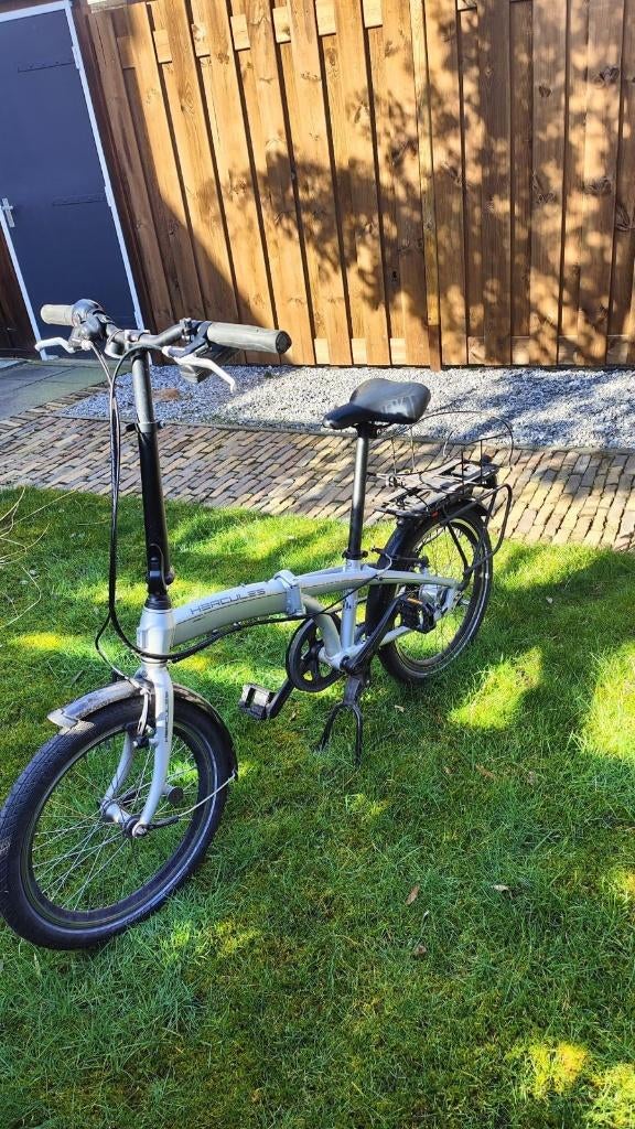 Hercules Belt Drive vouwfiets, Fietsen en Brommers, Fietsen | Vouwfietsen, Gebruikt, Versnellingen, Dames, Ophalen