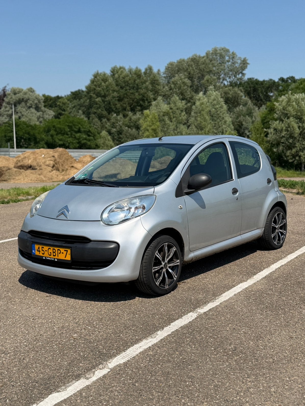 Citroën C1 1.0 5-DRS 2008 Grijs Carplay 167k km NAP, Auto's, Voorwielaandrijving, 4 stoelen, C1, 68 pk