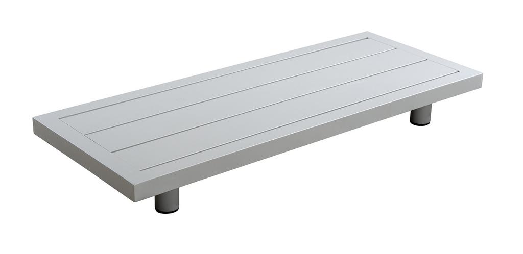 2x Yoi tuin salon tafel - Stijlvolle loungetafel voor buiten, Ophalen, Zo goed als nieuw, Rechthoekig, Aluminium