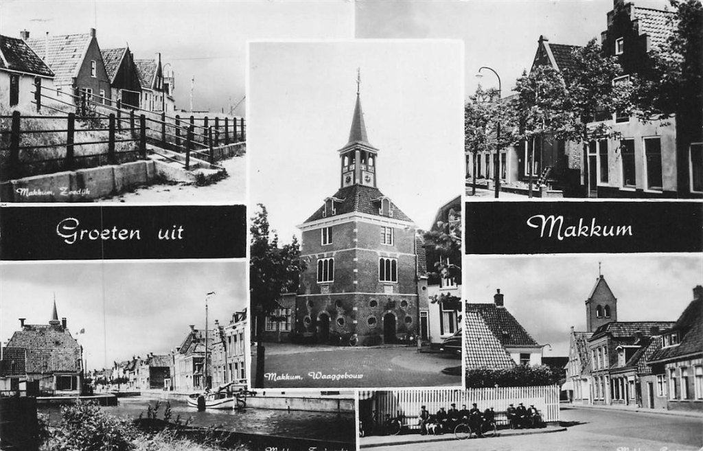 703-448-031 Makkum, Verzamelen, Ansichtkaarten | Nederland, Friesland, Voor 1920, Verzenden